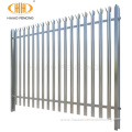 High security second hand galvanized steel palisade fence